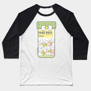 chill pills cute pills cartoon Baseball T-Shirt